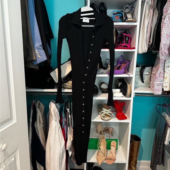 Anine Bing Ribbed Cardigan Dress - Picture 2 of 5